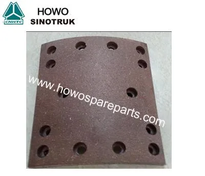 Takaosan jarrupalat WG9231342068 HOWO kuorma-auton osille